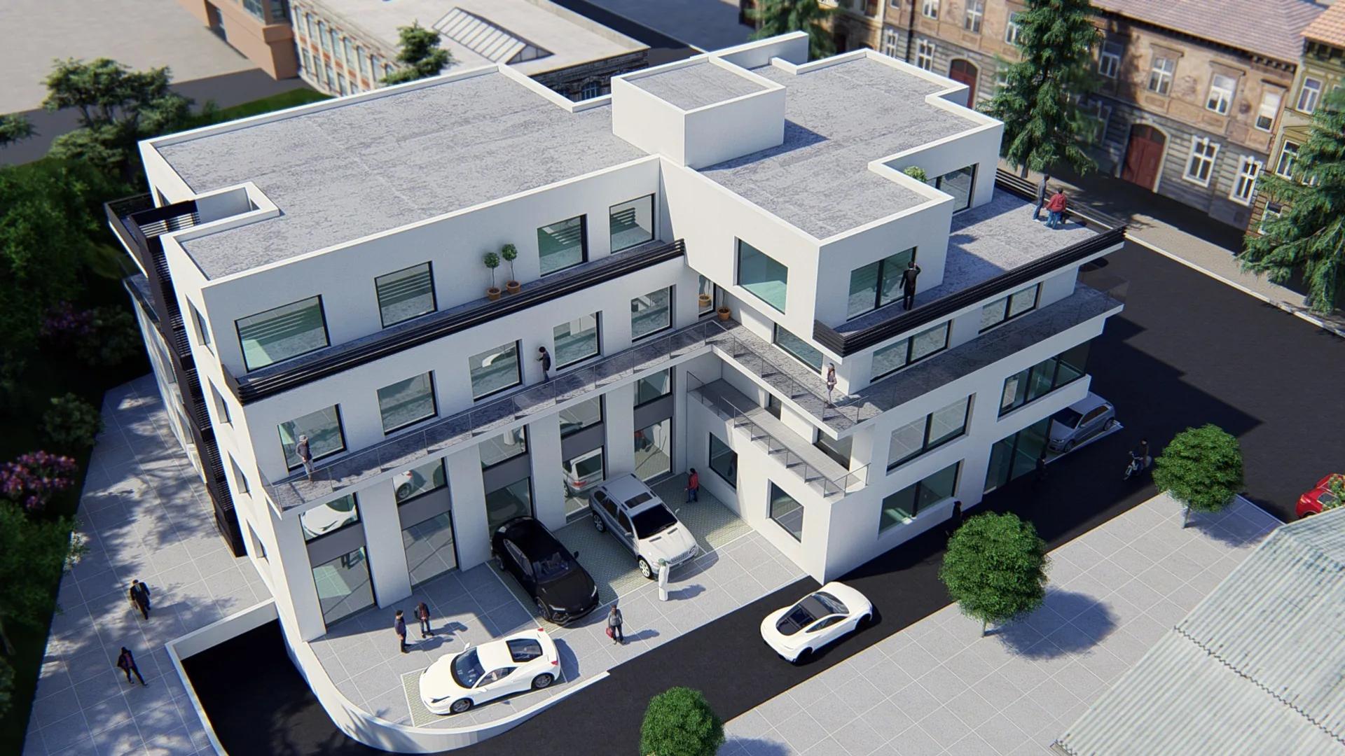 Hotelentwurf in Gorxheimertal, Hauptstraße, MR Architekten