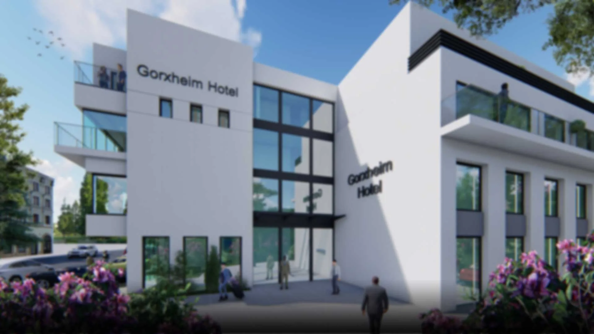 Hotelentwurf in Gorxheimertal, Hauptstraße, MR Architekten