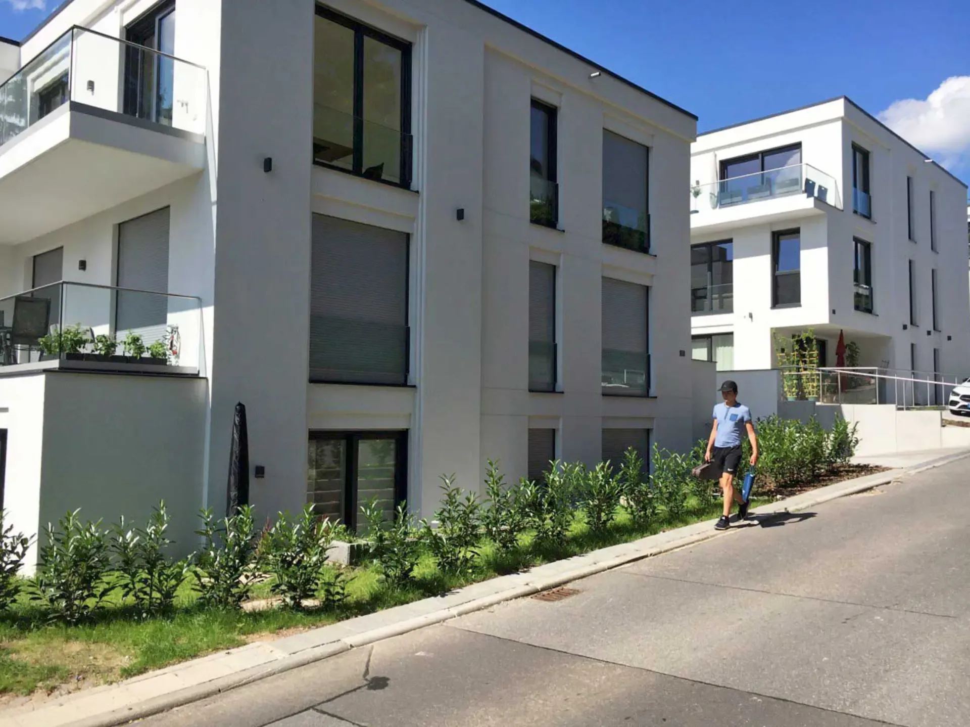 Mehrfamilienhäuser in Leimen mit gemeinsamer Tiefgarage, Entwurf MR Architekten