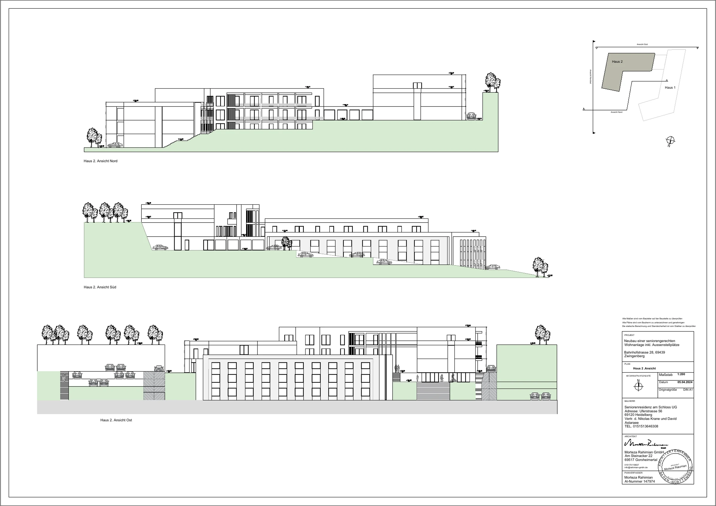 Seniorenresidenz – Planzeichnung