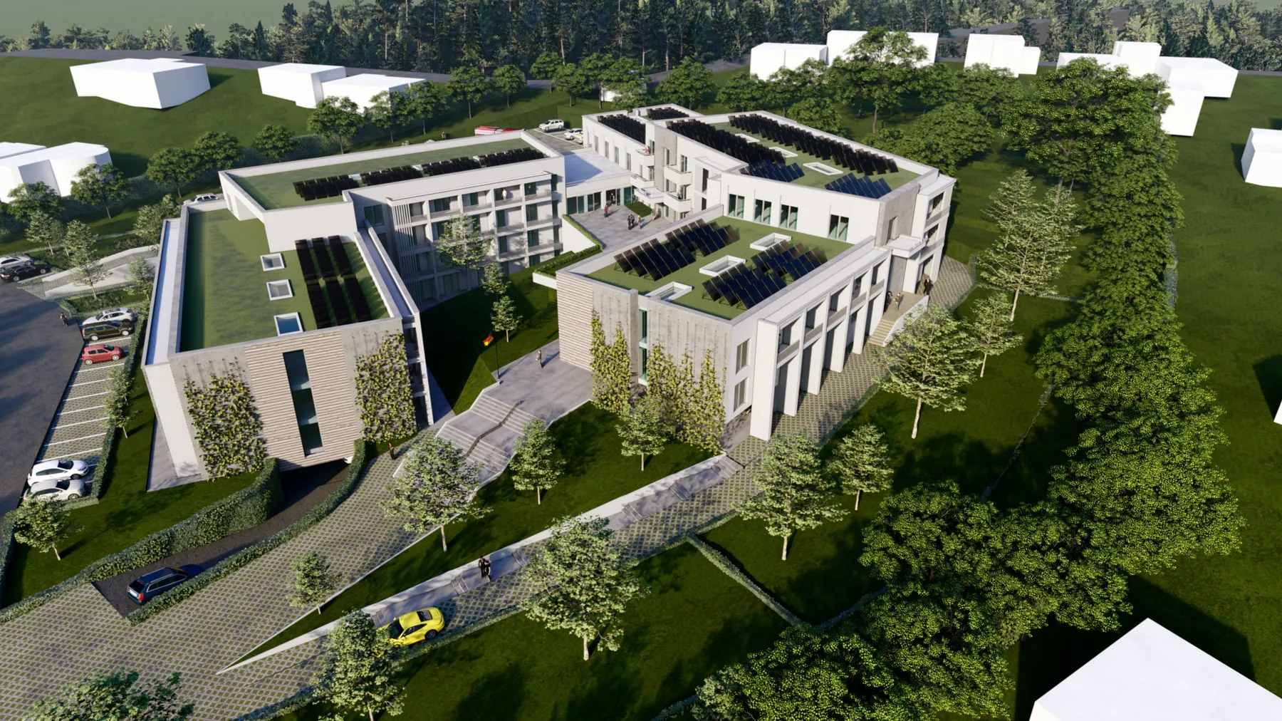 Seniorenresidenz mit 85 Wohneinheiten in Zwingenberg an der Bergstraße, Entwurf MR Architekten