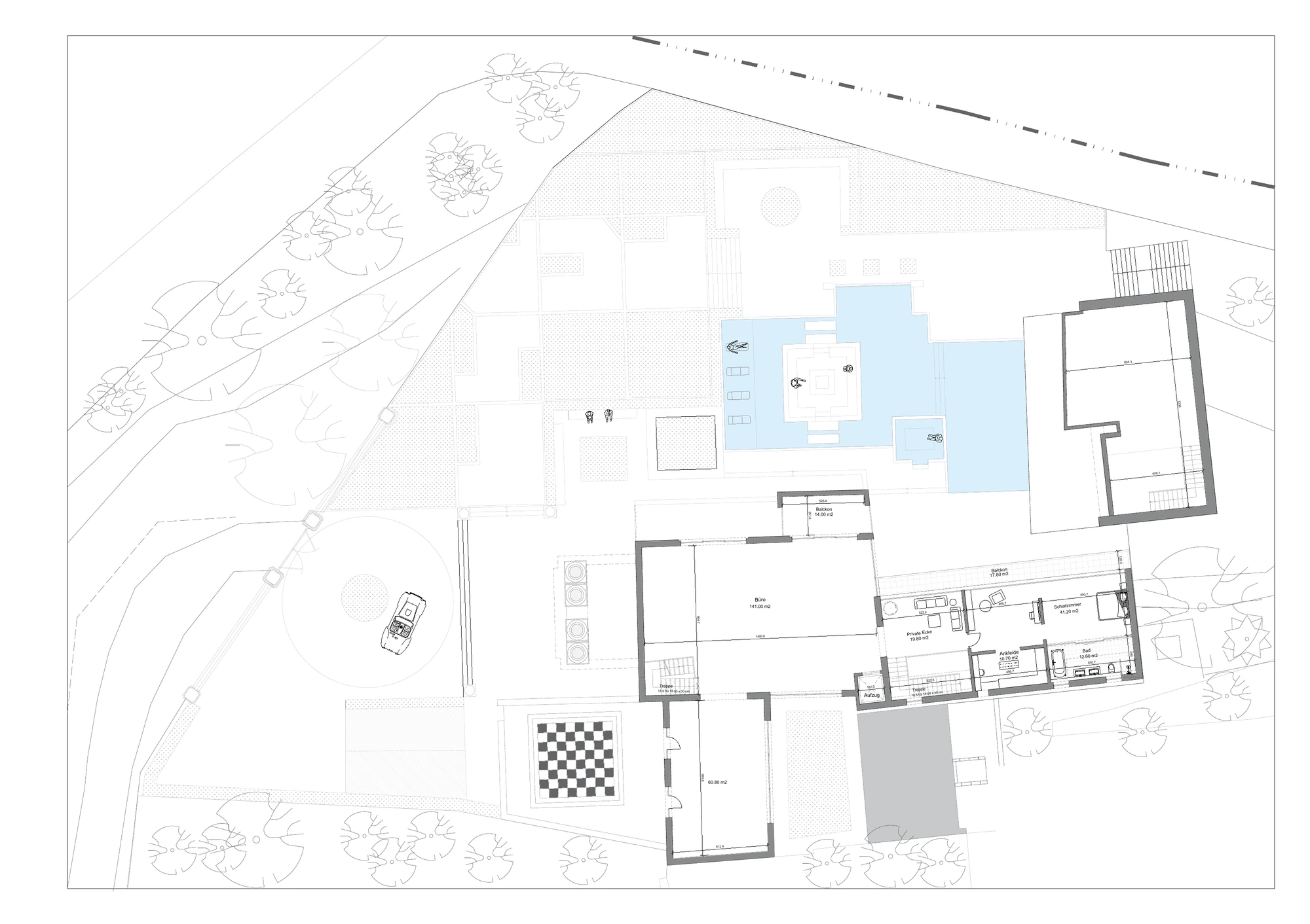 Villa Grünstadt – Planzeichnung