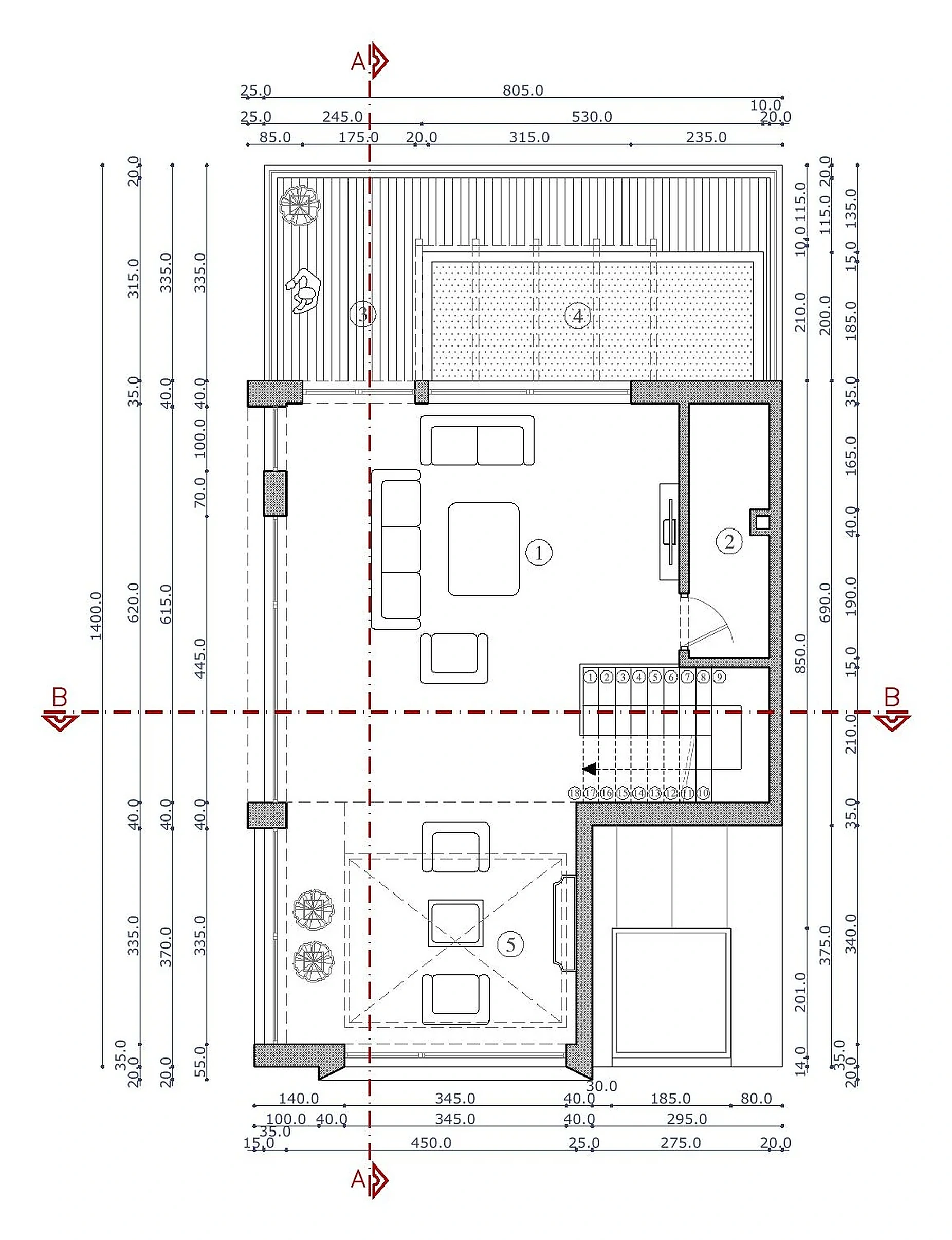 Wohnhäuser in Weinheim – Stadtvilla & Einfamilienhaus mit Garage – Planzeichnung